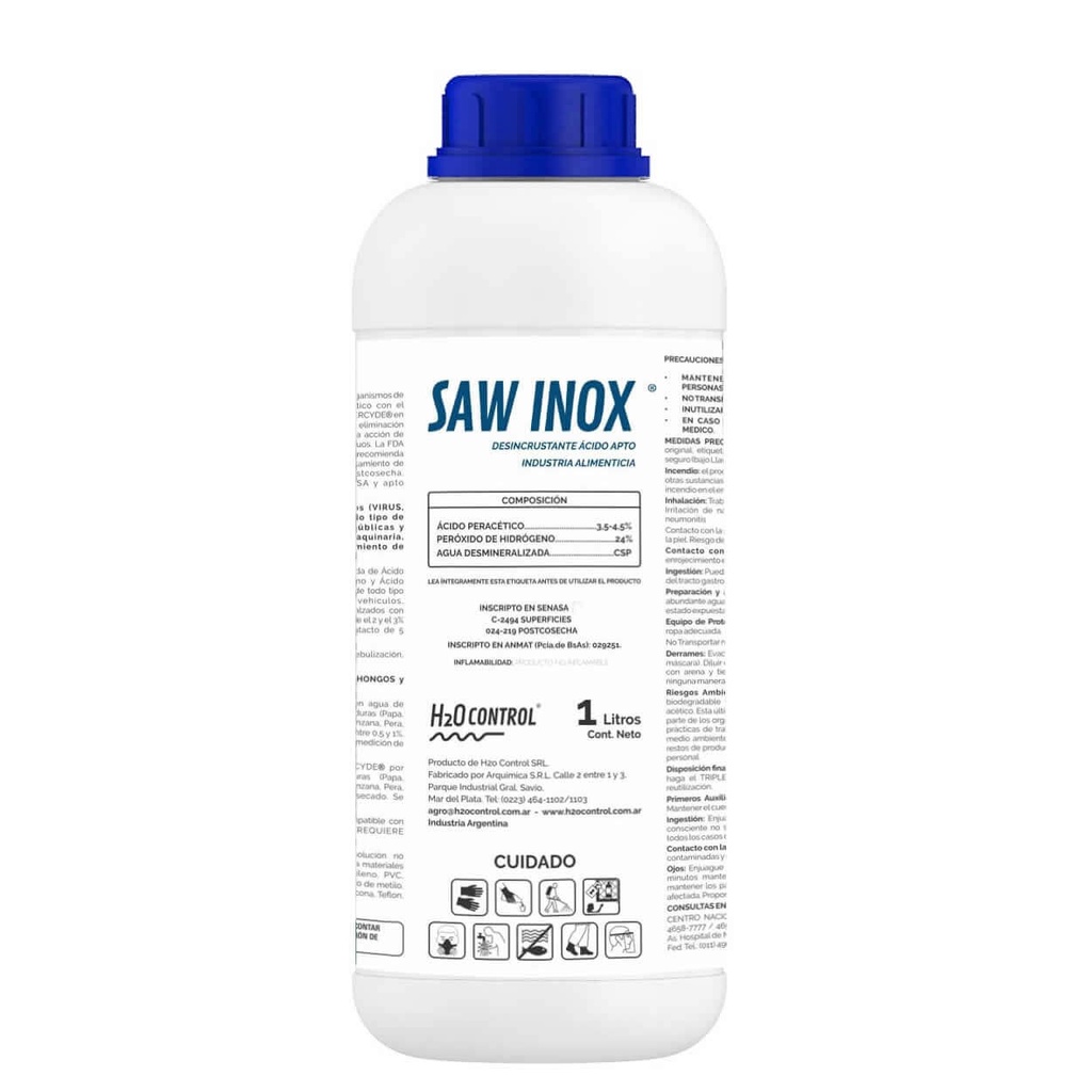 Saw Inox (Desincrustante Acido Nitrico y Fosforico) x 1 kg.