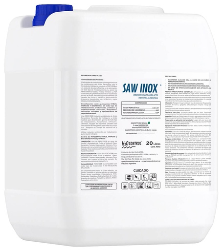 [LISASI20] Saw Inox (Desincrustante Acido Nitrico y Fosforico) x 20 kg.